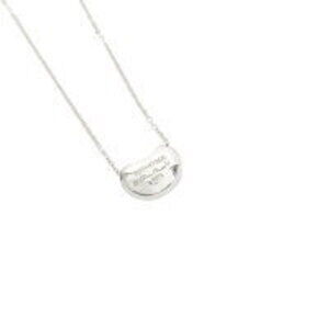 Tiffany Elsa Peretti Bean necklace silver